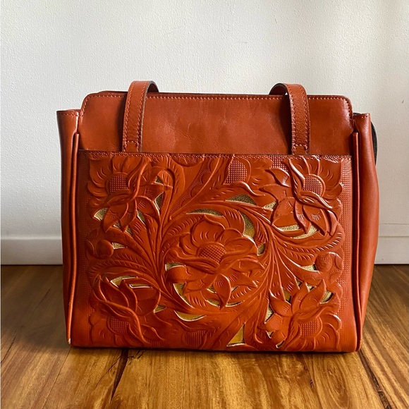 Patricia Nash Tooled Leather bag - Picture 1 of 15